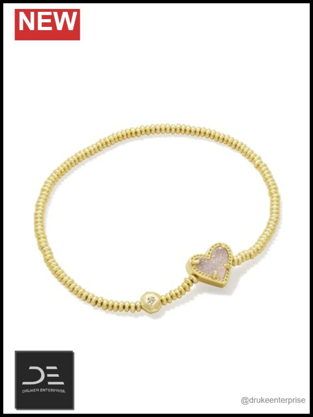 Kendra Scott Ari Heart Stretch Bracelet, Women's Fashion Jewelry